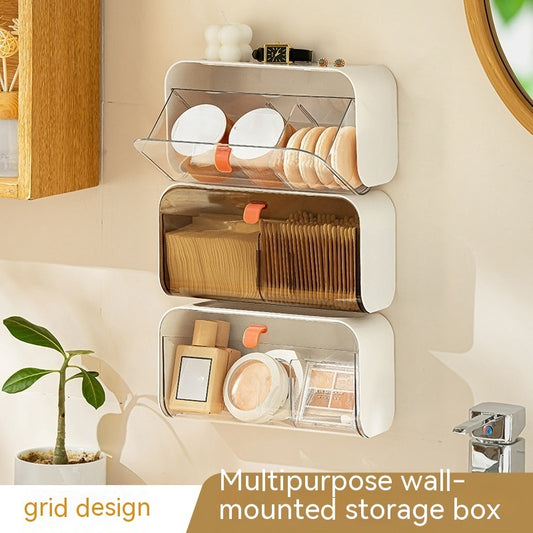 Wall Hanging Grid Storage Box