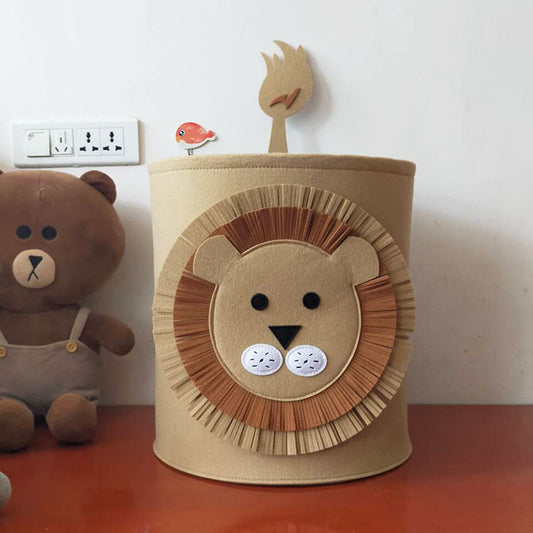 Cartoon Felt Storage Basket