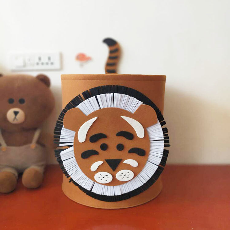 Cartoon Felt Storage Basket