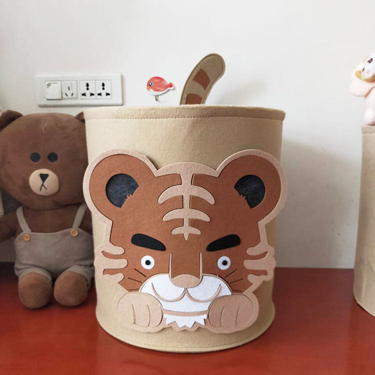 Cartoon Felt Storage Basket