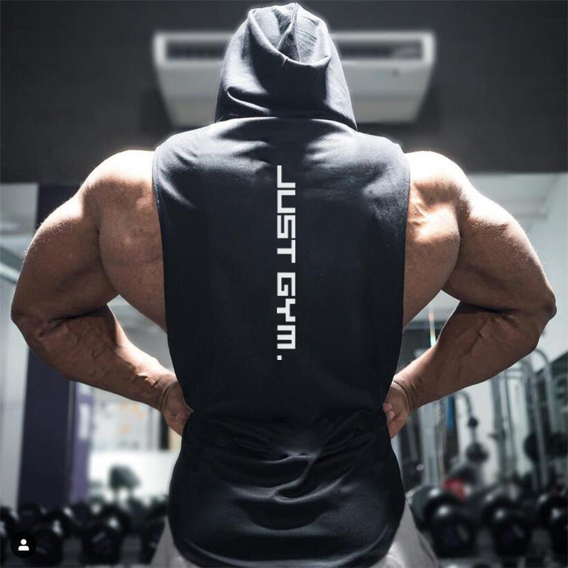 Fitness Loose Hooded Vest