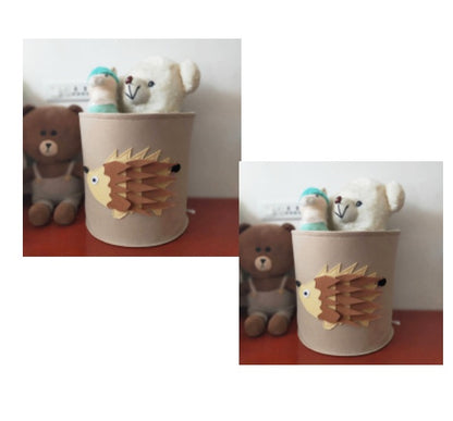 Cartoon Felt Storage Basket