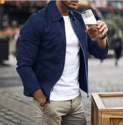 Casual Turn down Collar Jacket