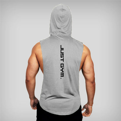 Fitness Loose Hooded Vest