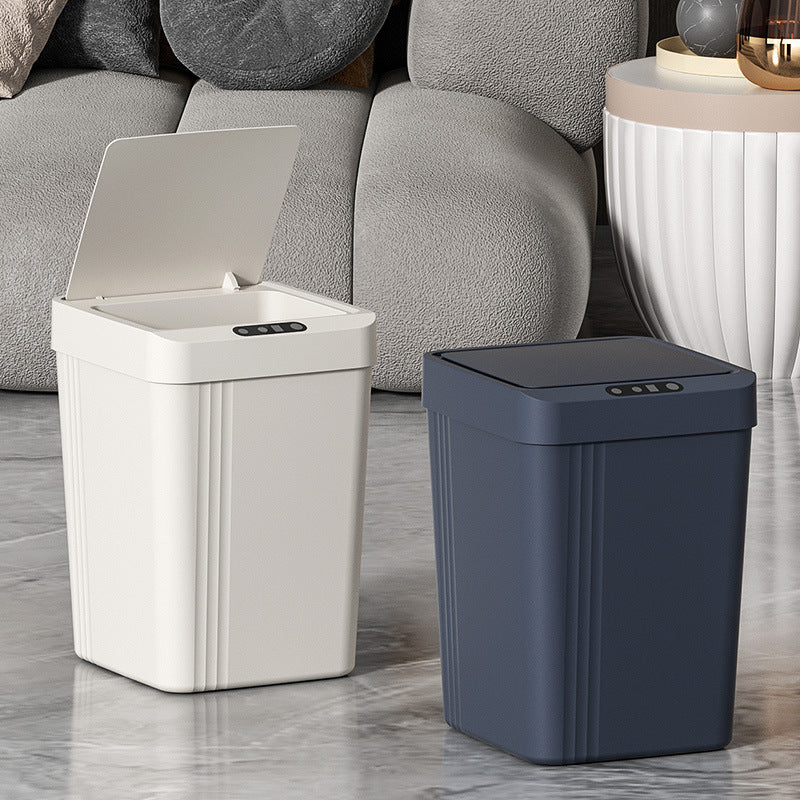 Automatic Smart Induction Trash Can With Lid