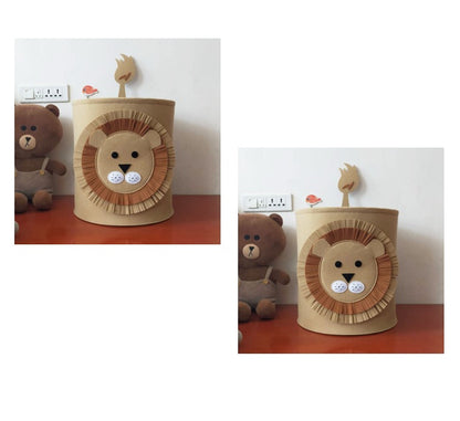 Cartoon Felt Storage Basket