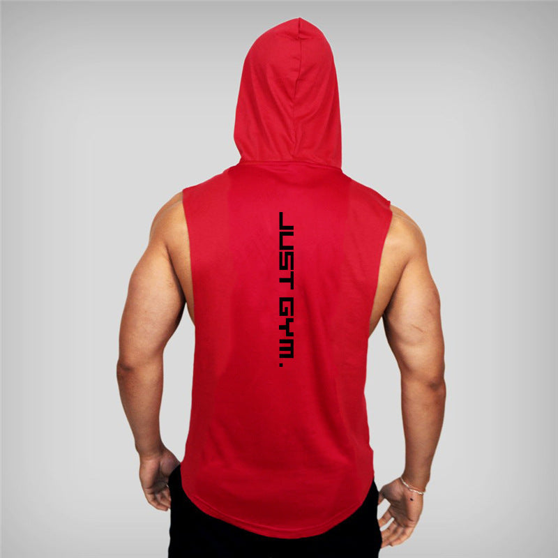 Fitness Loose Hooded Vest