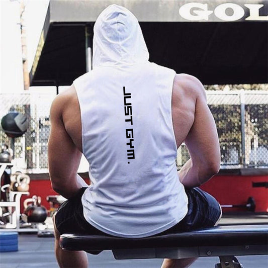 Fitness Loose Hooded Vest