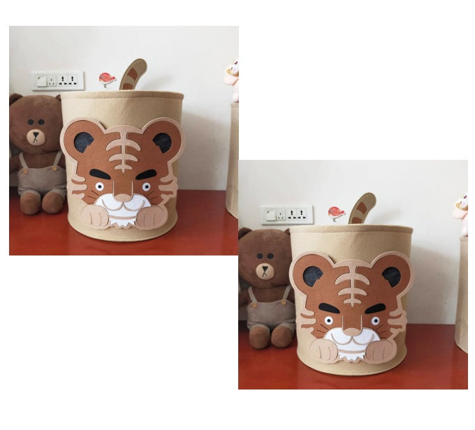 Cartoon Felt Storage Basket